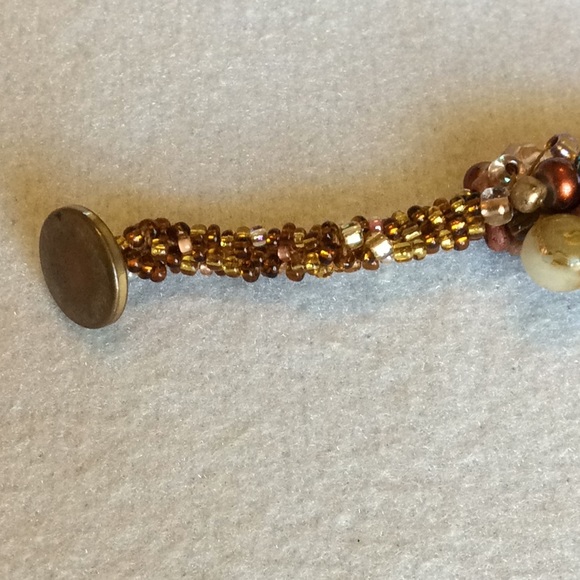 FINAL SALE PRICE CL Designs Crocheted Crystal Embellished Bracelet - Picture 4 of 5
